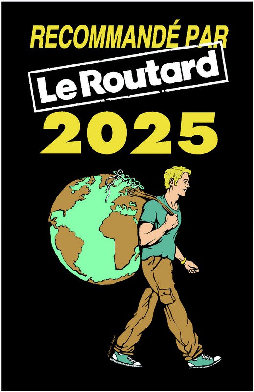 sélectionné dans le guide du Routard