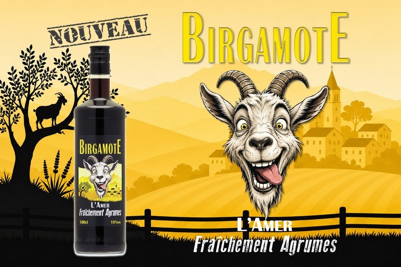 NOUVEAU : Birgamote, amer aux agrumes
