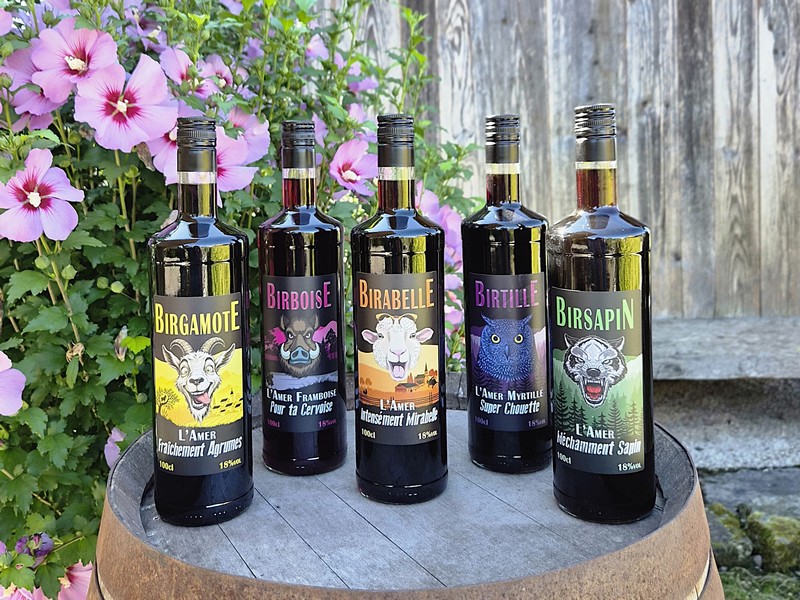 collection de 5 amers Distillerie Paul  Devoille