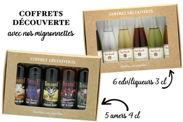 mignonnettes et coffrets découverte